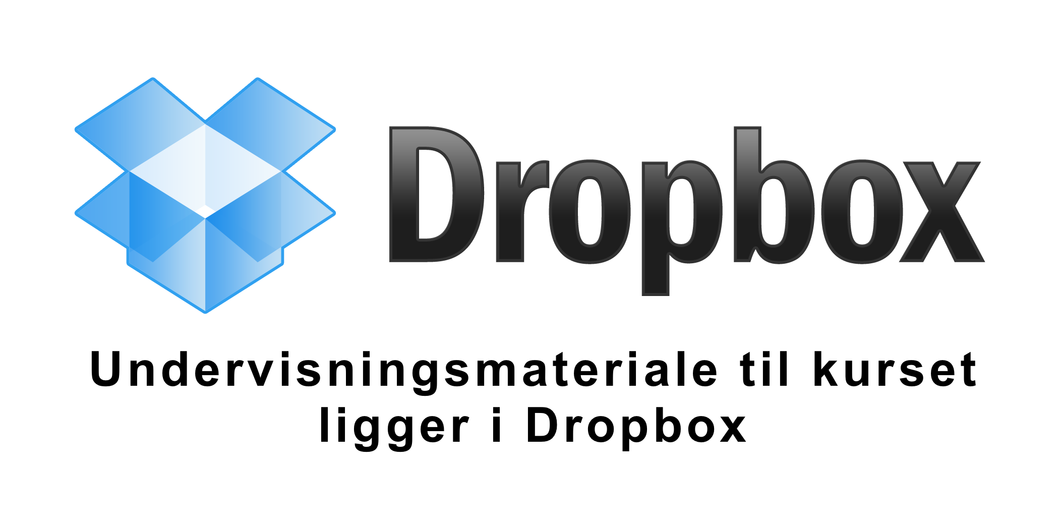 Undervisningsmateriale til specialespecifikke kurser i fælles Dropbox